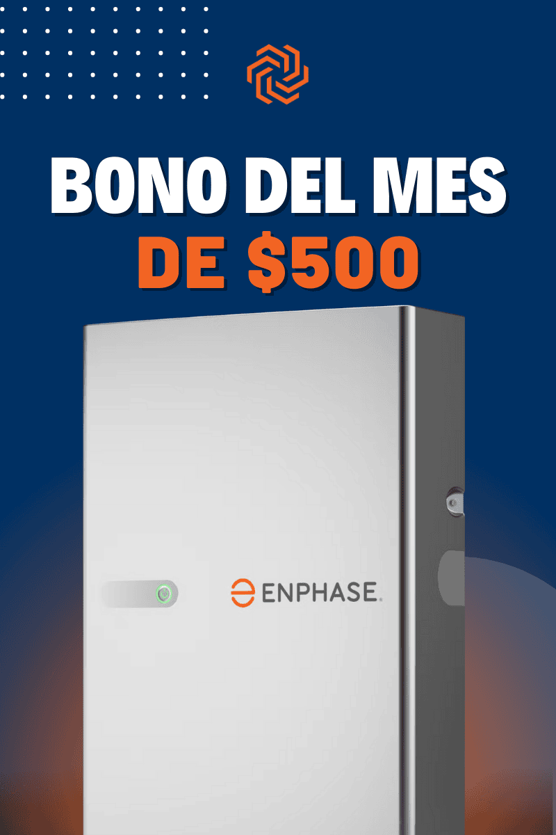 Bonos de $500 con Enphase